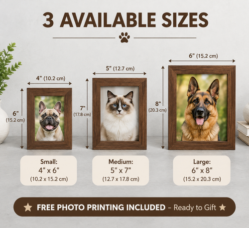 Custom Pet Memorial Frame Engraved Name Date Photo, Tribute Gift for Cat Mom Dog Dad Wife Husband, Remembrance Memories Condolence Keepsake