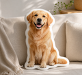 Custom Full-Body Pet Photo Pillow - Personalized Double-Sided Shaped Dog & Cat Plush Cushion for Pet Lovers
