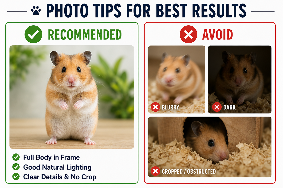Custom Hamster Photo Pillow - Personalized Double-Sided Shaped Pet Plush Cushion for Hamster Lovers & Small Pet Parents